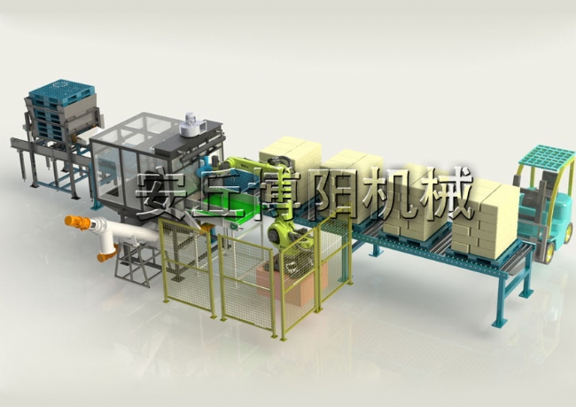 全自动装箱码垛生产线